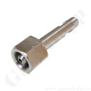 Flaschenanschluss CGA-350 x 1/4" NPT AG - Wasserstoff Methan - 200 bar - L&auml;nge 76 mm - Edelstahl