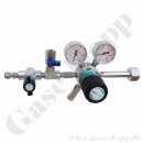 Flaschendruckminderer Helium 200 bar 1-stufig bis 28 bar...