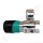 Labor Entnahmedruckminderer 0,1 bis 1,5 bar regelbar - Grundk&ouml;rper - Eingangsdruck max. 50 bar - Eingang 1/4" NPT IG Ost Ausgang 1/4" NPT IG West - FKM - Messing verchromt 6.0 - GCE Druva PLCMVBCWM