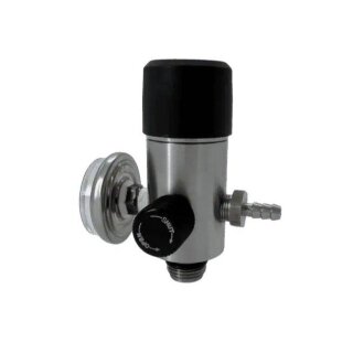 EntnahmeRegler C10 Druck - max. 83 bar - 3,0 bar fest - Anschluss 5/8"-18 UNF AG C10 - Ausgang Schlaucht&uuml;lle 4,8 mm - Edelstahl - GDLPR-C10-SS