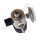 EntnahmeRegler C10 Druck - max. 83 bar - 3,0 bar fest - Anschluss 5/8"-18 UNF AG C10 - Ausgang Schlauchtülle 4,8 mm - Edelstahl - GDLPR-C10-SS