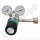 Flaschendruckminderer Stickstoff 200 bar 2-stufig bis 3,0 bar regelbar - Anschluss W24,32x1/14" DIN 477-1 Nr.10 - Ausgang 1/4" NPT IG - 20 m&sup3;/h - Messing verchromt 6.0 - GCE Druva CPLH0DJ