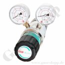 Reinstgasdruckminderer 200 bar - 0,2 bis 2 bar regelbar - 2-stufig - IN / OUT NPT 1/4" IG - 6 Port - Eingang Rechts - 3 m³/h - EPDM - Messing verchromt 6.0 - GCE Druva CPLLEDJ
