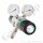 Reinstgasdruckminderer 200 bar - 0,2 bis 2 bar regelbar - 2-stufig - IN / OUT NPT 1/4" IG - 6 Port - Eingang Rechts - 3 m³/h - EPDM - Messing verchromt 6.0 - GCE Druva CPLLEDJ
