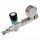 Flaschenanschlussventil / Membranventil mit Manometer DIN 477-1 Nr. 7 - Eingang G 5/8" RH - Ausgang 6 mm KRV - Edelstahl - 13 bar - SO2 - GCE DRUVA FAV50037 - nicht mehr lieferbar
