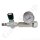 Flaschenanschlussventil / Membranventil mit Manometer DIN 477-1 Nr. 7 - Eingang G 5/8" RH - Ausgang 6 mm KRV - Edelstahl - 13 bar - SO2 - GCE DRUVA FAV50037 - nicht mehr lieferbar