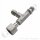 Adapter T-Stück W21,8x1/14" AG x G 1/4" IG x W21,8x1/14" IG ÜM Sechskantanschluss DIN 477-1 Nr.6 - u.a. für Drucksensoren Prüfmanometer - 200 bar - Edelstahl