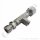Adapter T-Stück W21,8x1/14" AG x 1/4" NPT IG x W21,8x1/14" IG ÜM Sechskantanschluss DIN 477-1 Nr.6 - u.a. für Drucksensoren Prüfmanometer - 200 bar - Edelstahl