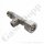Adapter T-Stück W21,8x1/14" AG x 1/4" NPT IG x W21,8x1/14" IG ÜM Sechskantanschluss DIN 477-1 Nr.6 - u.a. für Drucksensoren Prüfmanometer - 200 bar - Edelstahl