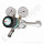 Flaschendruckminderer Stickstoff 200 bar 2-stufig bis 6,0 bar regelbar - Anschluss W24,32x1/14" DIN 477-1 Nr.10 - Ausgang 6 mm Schlauchanschluss - Messing verchromt 6.0 - GCE Druva CPLH0DJ