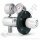 Reinstgasdruckminderer 200 bar - 0,1 bis 1 bar regelbar - 2-stufig - IN / OUT NPT 1/4" IG - 6 Port - Eingang Rechts - x m³/h - EPDM - Messing verchromt 6.0 - Rotarex D 230-0.1