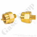 Adapter 1/4" NPT AG x CGA-600 IG - Messing