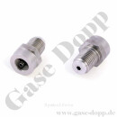 Adaptor Aerosol F - 1/4" NPT M WITH VALVE - SS 708