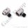 Adapter CGA-600 IG x 1/4" NPT IG - mit ON / OFF Ventil - Messing vernickelt