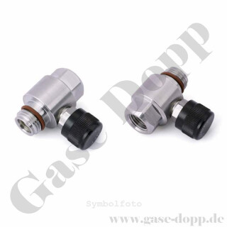 Adaptor C10 M - 1/4" NPT F - ON/OFF - SS 711