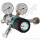 Flaschendruckminderer Sauerstoff synthetische Luft 200 bar 2-stufig 0,3 bis 3,0 bar regelbar - Anschluss G 3/4" DIN 477-1 Nr.9 - Ausgang 1/8" KRV - FKM - Messing verchromt 6.0 - GCE Druva CPLH0DJ