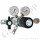 Flaschendruckminderer Argon Helium 200 bar 2-stufig bis 10 bar regelbar - Anschluss W21,8x1/14" DIN 477-1 Nr.6 - Ausgang Absperrventil mit 1/8" KRV  - Messing verchromt 6.0 - GCE Druva CPLH0DJ