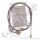 Edelstahlwellschlauch DN6 300 bar - DIN 477-5 Nr.57 - W30x2" LH IG ÜM x M14x1,5 IG ÜM - Sechskantanschluss - Wasserstoff - Gasreinheit 6.0 - Länge 3,0 m