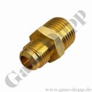 Doppelnippel 3/8" SAE AG x 1/2" NPT AG - SAE...