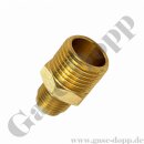 Doppelnippel 3/8" SAE AG x 1/2" NPT AG - SAE...