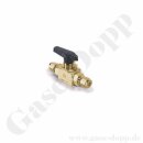 Kugelhahn 2-Wege - IN / OUT 6 mm KRV - max. 207  bar -...