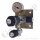 Labor Entnahmedruckminderer auf Wandplatte mit Absperrventil im Eingang + Absperr- & Regulierventil im Ausgang - 50 bar - bis 4,0 bar regelbar - Eingang 1/4" NPT IG oben - Ausgang 1/4" NPT IG unten - EPDM - Messing verchromt 6.0 - DRUVA PLCIEBCWMCP