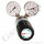 Leitungsdruckminderer bis 200 bar regelbar - Eingang max. 200 bar Links - 1-stufig - IN / OUT 1/4" NPT IG - 6 Port - ohne Sicherheitsüberdruckventil - Messing verchromt 6.0 - GCE Druva LPLH0SJ