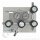 Druckregelstation 1 Eingang 200 bar max. bis 14 bar regelbar - 1-stufig - IN 1/4" NPT IG - OUT 1/4" NPT IG mit Absperrventil - mit Prozessgasspülung - EPDM - Messing verchromt 6.0 - GCE Druva MPLHEXSP