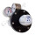 Flaschendruckminderer Wasserstoff 200 bar 2-stufig 0,01 bis 0,1 bar regelbar - Anschluss W21,8x1/14" LH DIN 477-1 Nr.1 - Ausgang 1/4" NPT IG - EPDM - Messig verchromt 6.0 - Rotarex