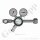 Flaschendruckminderer CGA-660 200 bar 2-stufig bis 6,0 bar regelbar - Anschluss CGA-660 - Ausgang 1/4" NPT IG mit Regulierventil - EPDM - Edelstahl 6.0 - GCE Druva CSLHEDJ