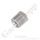 Reduzierung 1/2" NPT AG x G 1/4" IG - kurze Bauform - 400 bar - Edelstahl