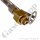 Edelstahlwellschlauch DN6 200 bar - DIN 477-1 Nr.9 - G 3/4" IG ÜM x 1/4" NPT IG - Sechskantanschluss - Sauerstoff - mit Fangseil - Gasreinheit 6.0 - Länge 1,0 m