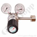 Flaschendruckminderer Stickstoff 200 bar 1-stufig bis 10 bar regelbar - Anschluss W24,32x1/14" DIN 477-1 Nr.10 - Ausgang 1/4" NPT IG - Edelstahl 6.0 - GCE Druva CSLH0SJ
